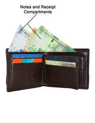 Fino DPU-506 Faux Leather Washed Designed Wallet with Box