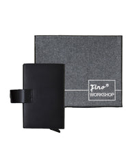 Fino DWS-C01 Genuine Leather with Anti-Theft RFID Auto Pop Up Card Holder