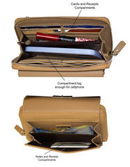 Fino F570 Faux Leather Card Holder/ Clutch Bag/ Phone Bag/ Bag Organiser