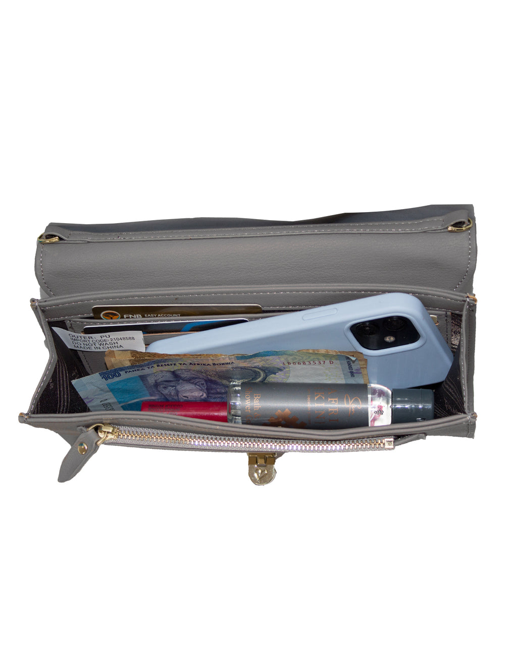 Fino F592 Faux Leather Card Holder/ Clutch Bag/ Phone Bag/ Bag Organiser