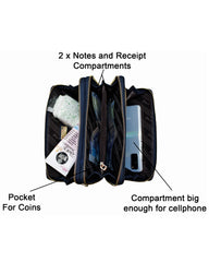 Fino F6917 Faux Leather Card Holder/ Clutch Bag/ Phone Bag/ Bag Organiser