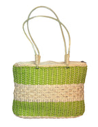 Fino FYL03-1023 Straw/Beach Bag with front Shells and Bead Work