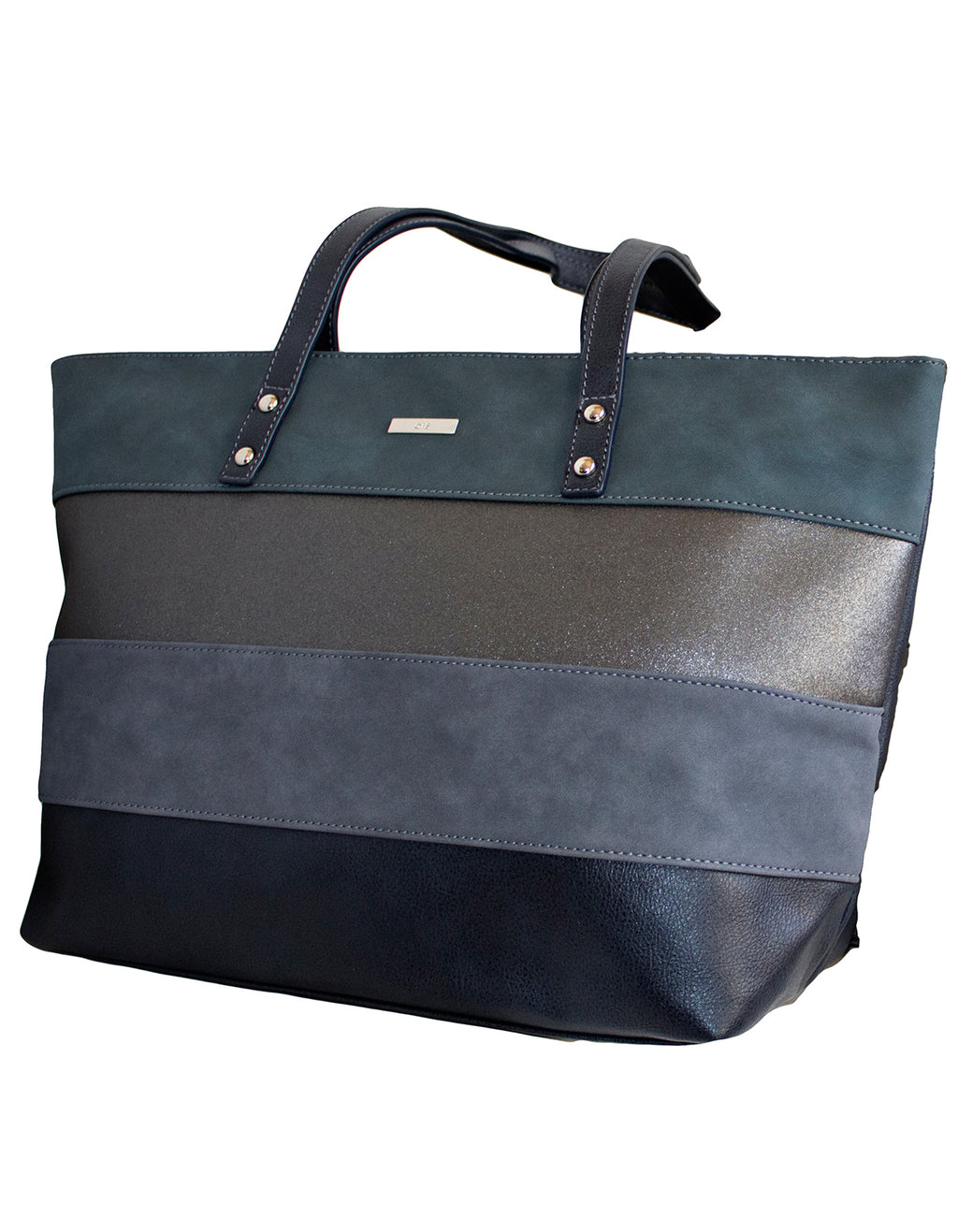 Fino G-8206-2 Faux Leather Tote Shoulder Bag