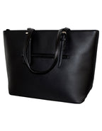 Fino G-8211-2 Faux Leather Check Print Tote Handbag
