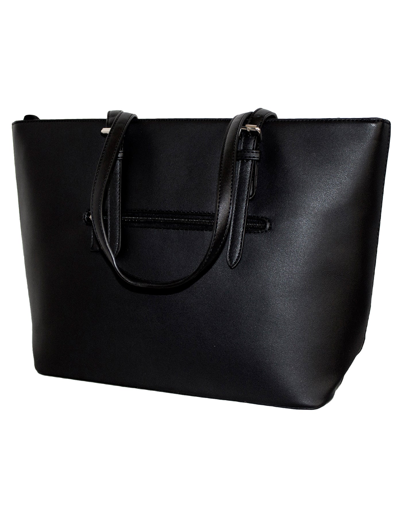 Fino G-8211-2 Faux Leather Check Print Tote Handbag