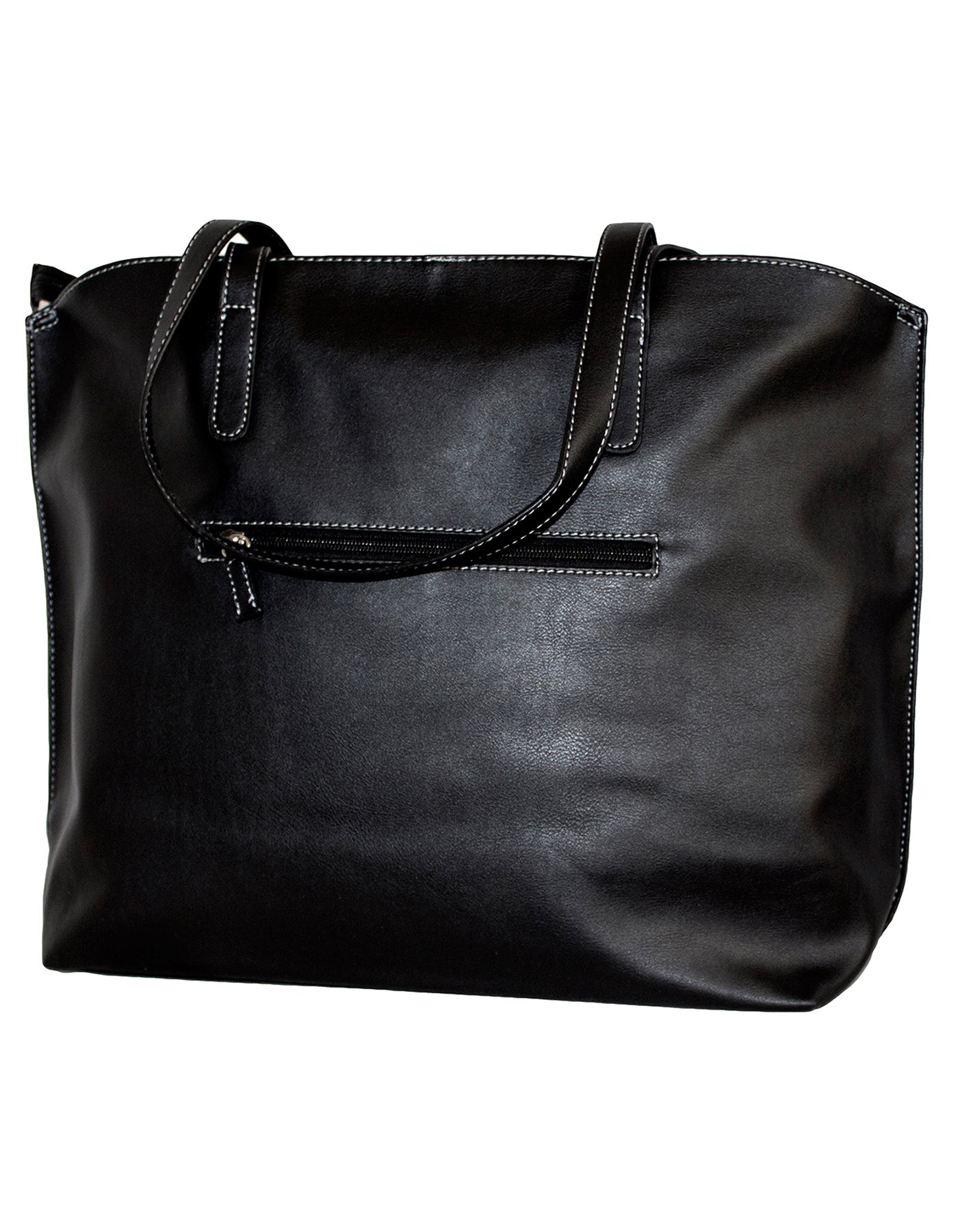 Fino G-8213 Faux Suede Leather Tote Bag & Purse Set