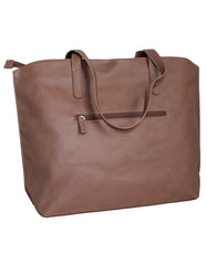 Fino G-8213 Faux Suede Leather Tote Bag & Purse Set