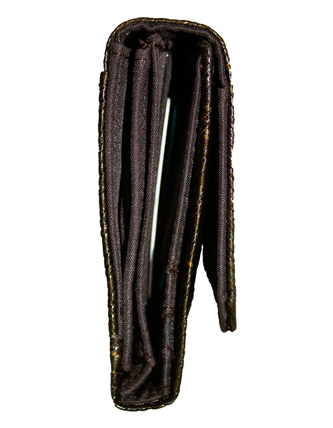 Fino G195-765 Faux Leather Swirl Design Long Card Holder Purse