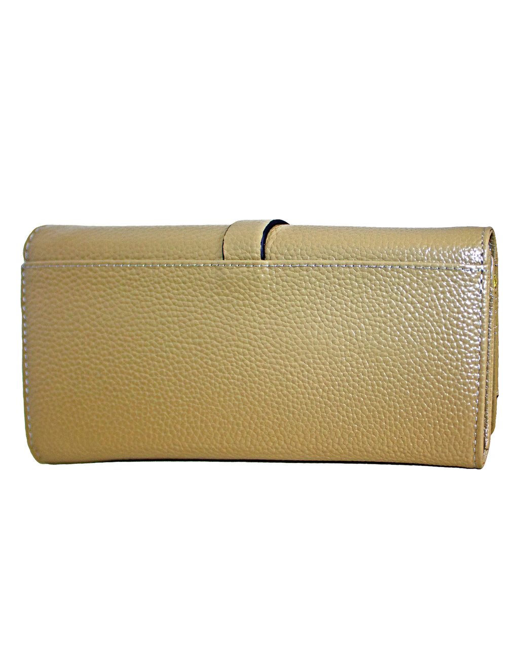 GIO-1023 Full Grain Genuine Leather Purse with Box- Black