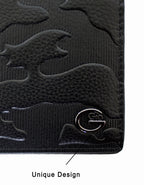 GIO 102 Full Grain Genuine Leather Bifold Wallet – Black