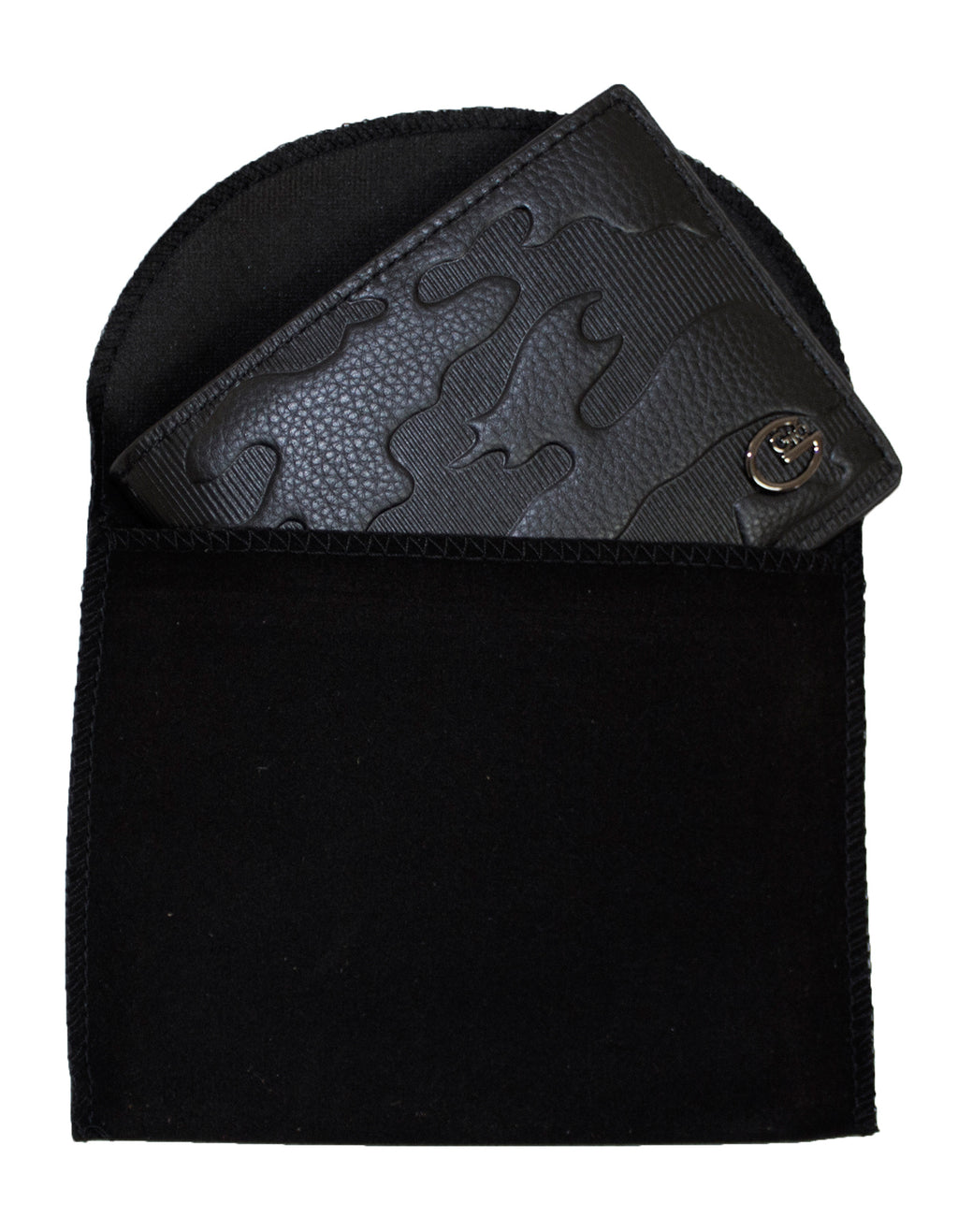 GIO 102 Full Grain Genuine Leather Bifold Wallet – Black