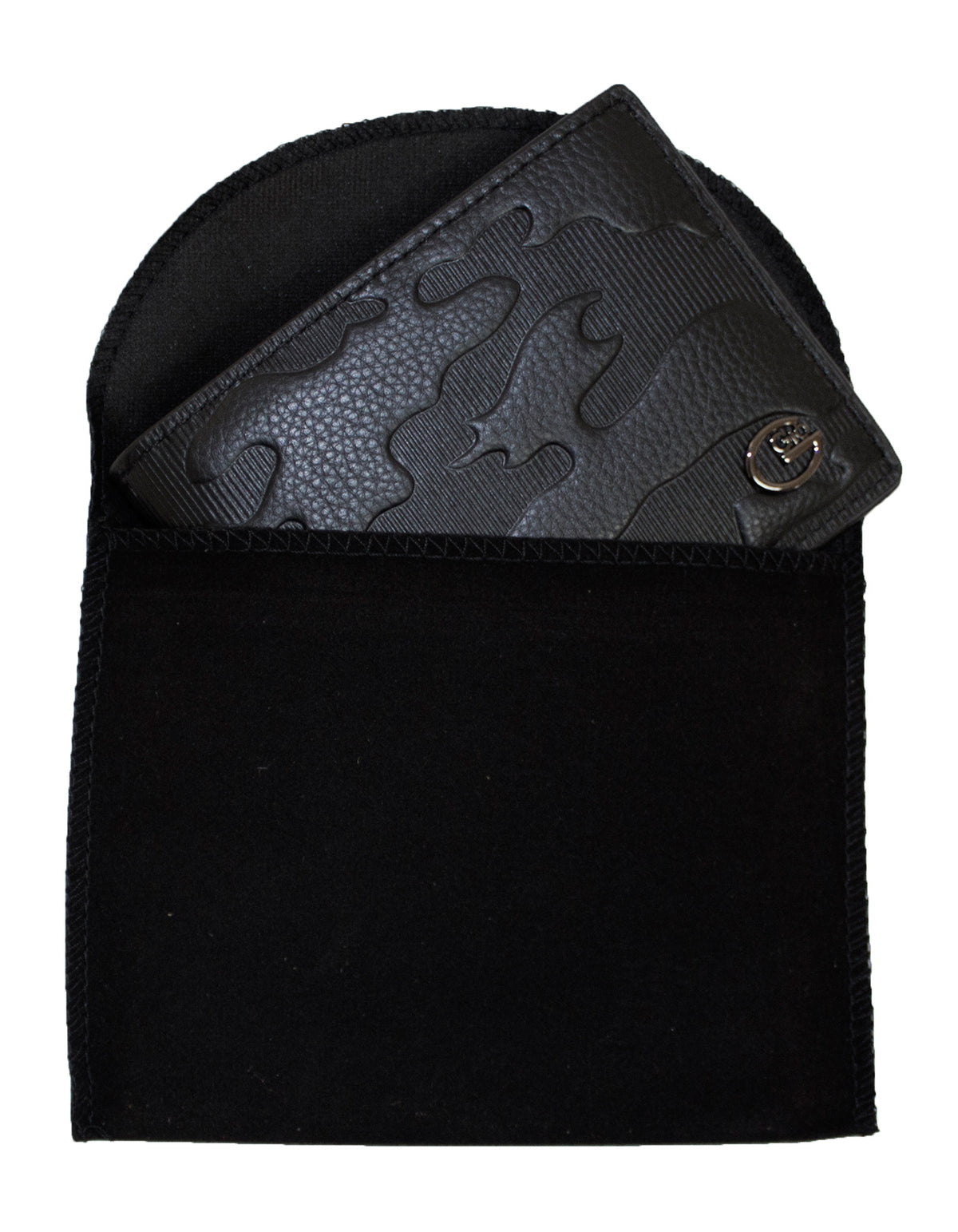 GIO 102 Full Grain Genuine Leather Bifold Wallet – Black