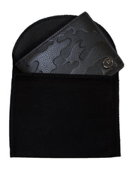 GIO 102 Full Grain Genuine Leather Bifold Wallet – Black