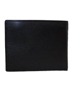 GIO 1622 Full Grain Genuine Leather Bifold Wallet – Black