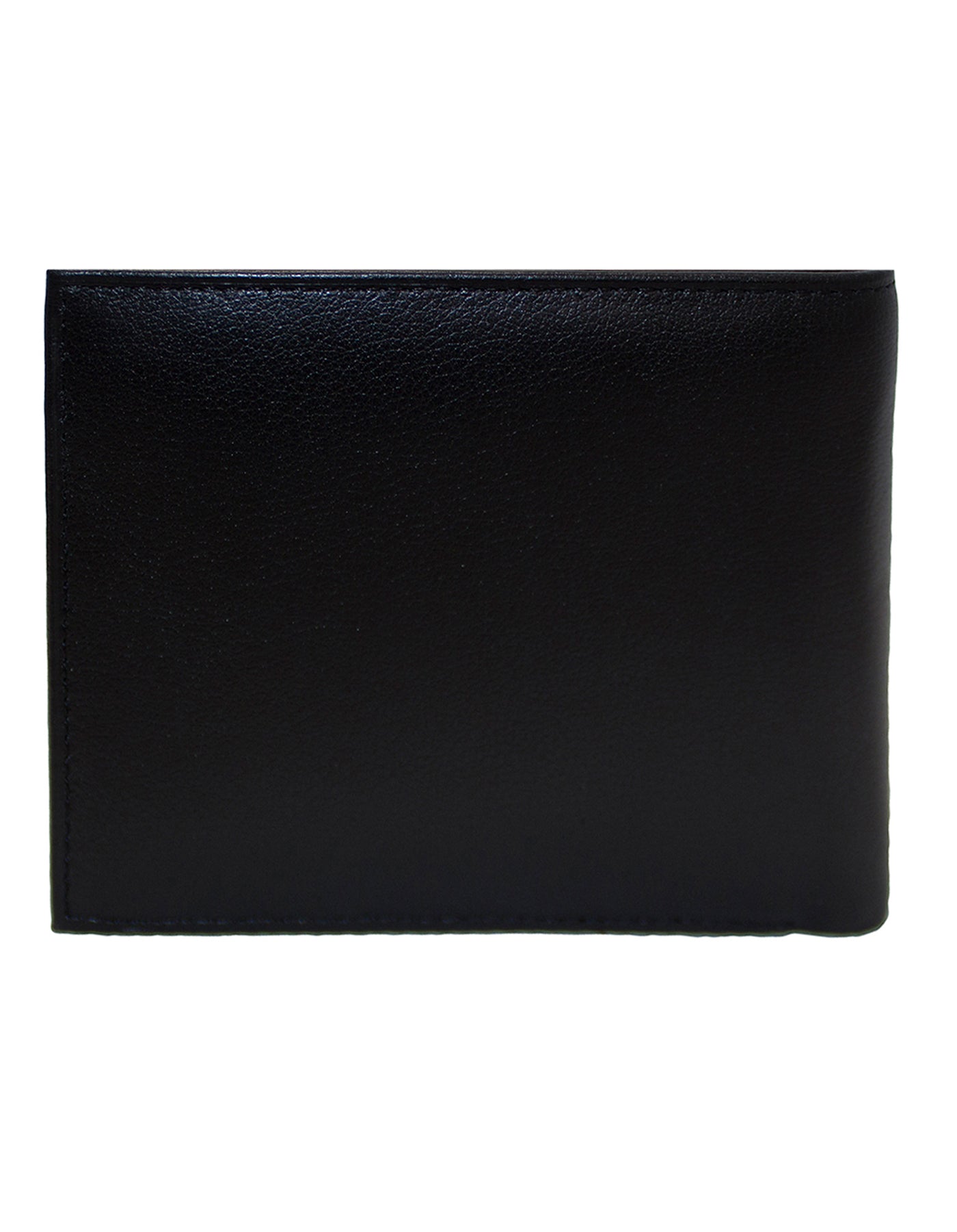 GIO 1623 Full Grain Genuine Leather Bifold Wallet – Black