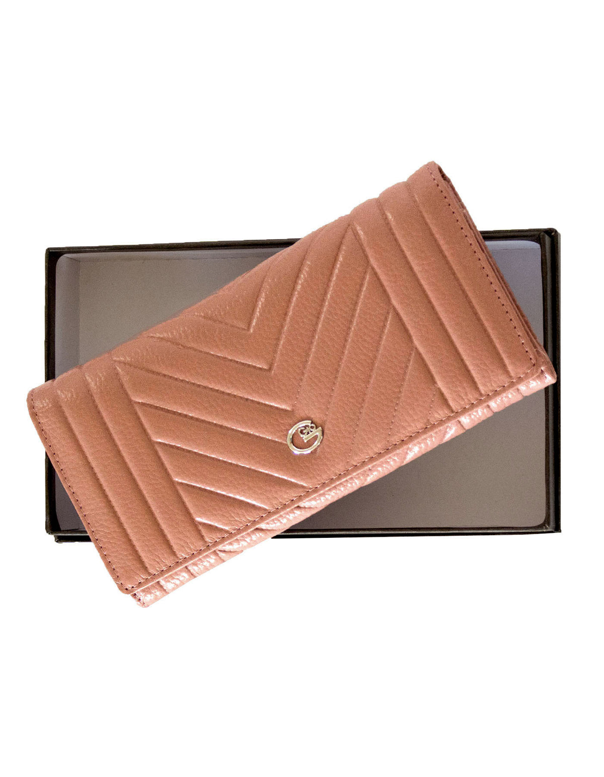 GIO 2008 Full Grain Genuine Leather Woman's Purse with Box