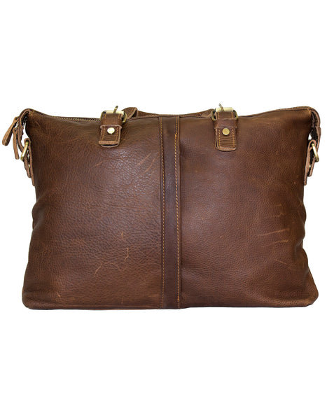 Fino GSX-025 Full Grain Genuine Leather Shoulder Bag – Brown