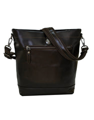 Fino GSX-074 Full Grain Genuine Leather Sling/ Satchel Bag