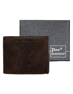 Fino HL-002/RYO Genuine Leather Rhino Wallet with SD Card Holder & Box