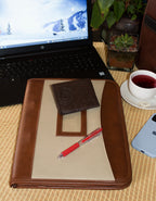 Fino HL-002/RYO Genuine Leather Rhino Wallet with SD Card Holder & Box