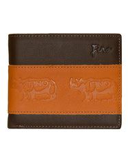 Fino HL-007/RYO Genuine Leather Rhino Wallet with SD Card Holder & Box