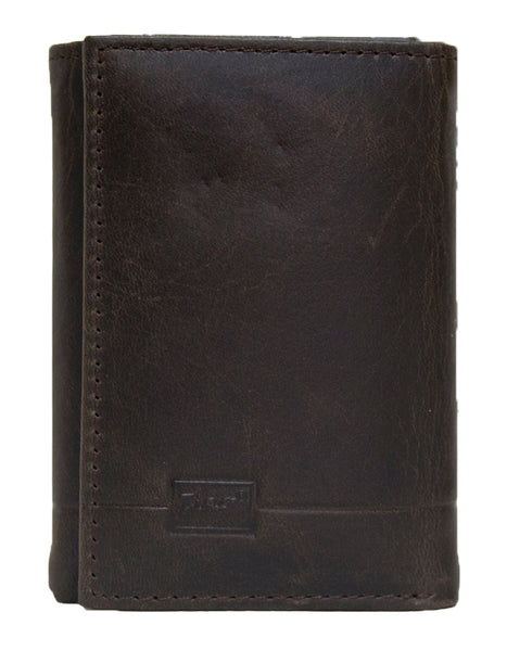 Fino HL-1303A Genuine Leather Right Hand Slim Compact Wallet with Box