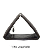 Fino HL-1303A Genuine Leather Right Hand Slim Compact Wallet with Box