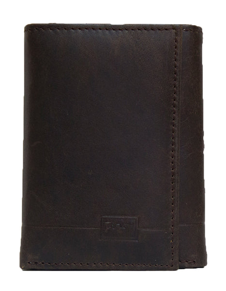Fino HL-1303B Genuine Leather Left hand Slim Wallet with Box