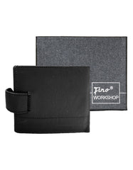Fino HL-1333 Genuine Leather Laser Script Wallet with SD Card Holder & Box
