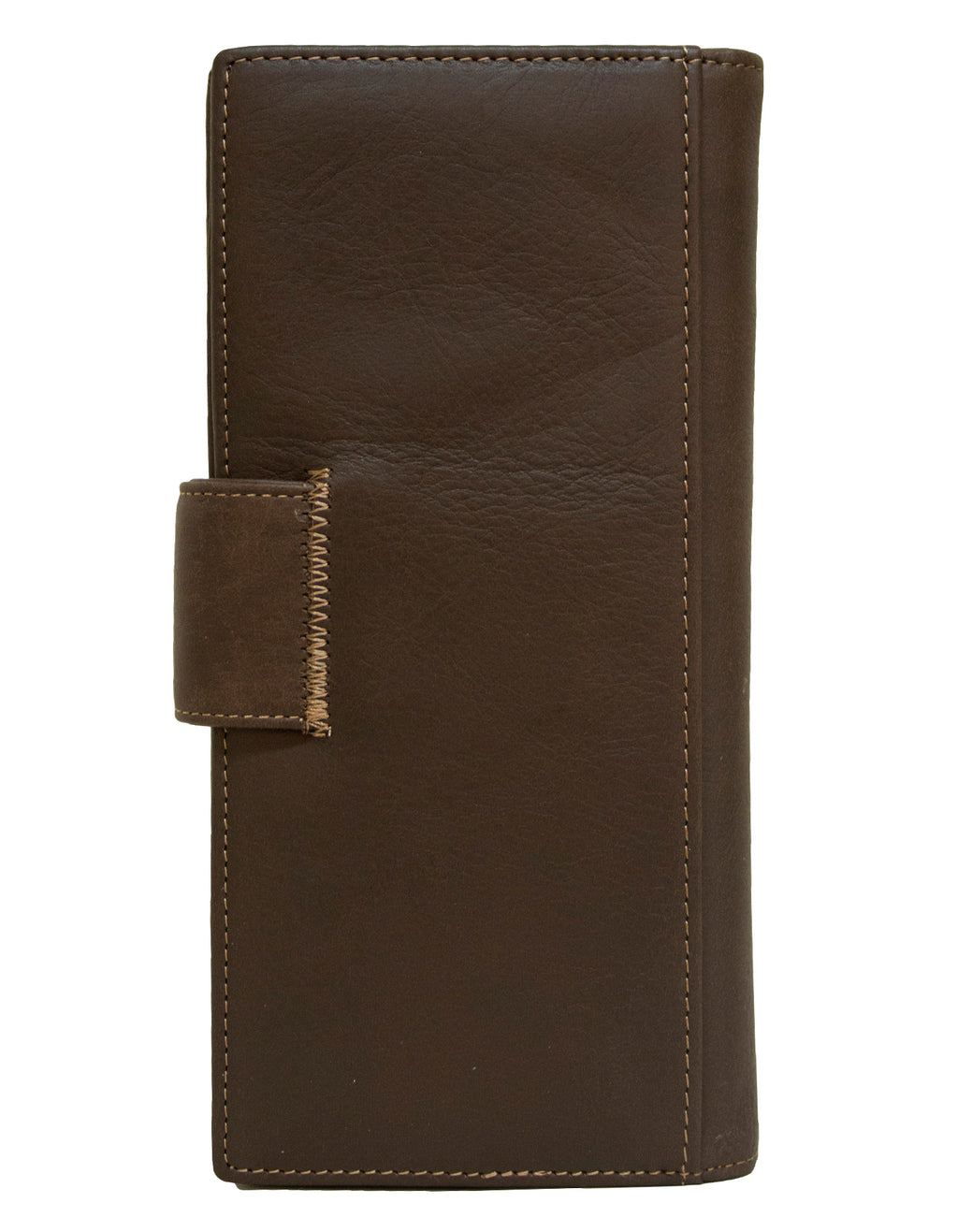 Fino HL-P1403 Unisex Genuine Leather Bifold Wallet In Box - Brown