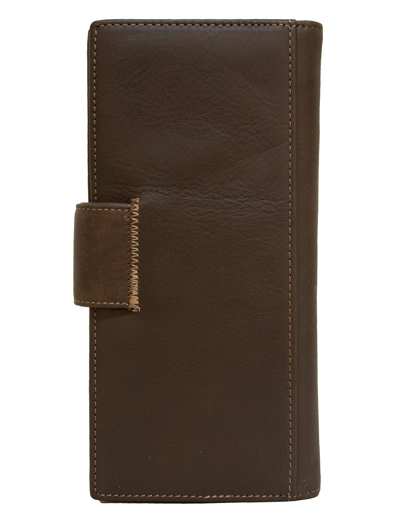 Fino HL-P1403 Unisex Genuine Leather Bifold Wallet In Box - Brown