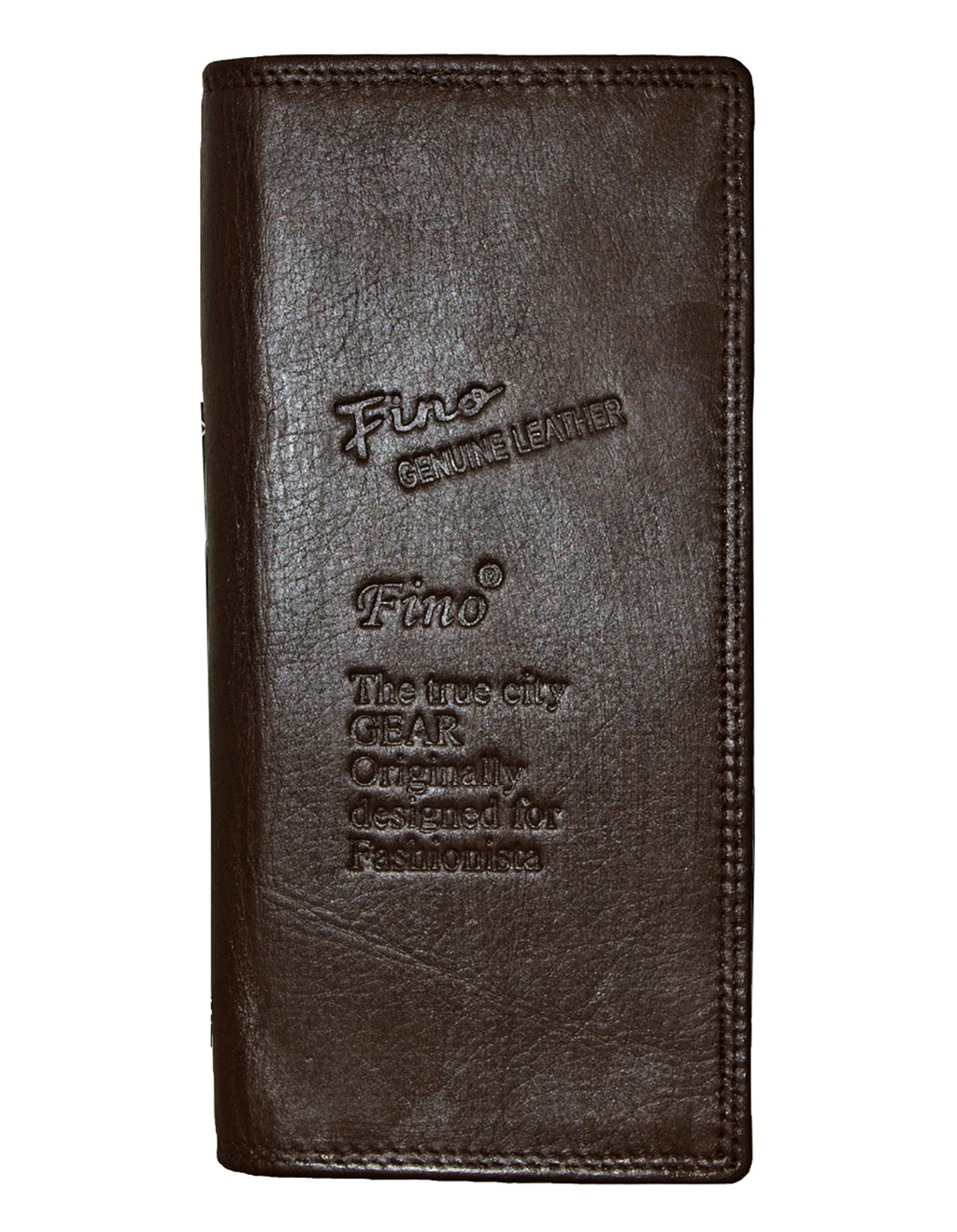 Fino HL-1404 Unisex Genuine Leather Bifold Wallet with SD Card Holder & Box