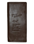Fino HL-1404 Unisex Genuine Leather Bifold Wallet with SD Card Holder & Box