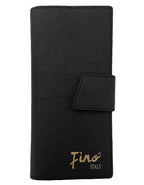 Fino HL-1407 Unisex Genuine Leather Bifold Wallet with SD Card Holder & Box