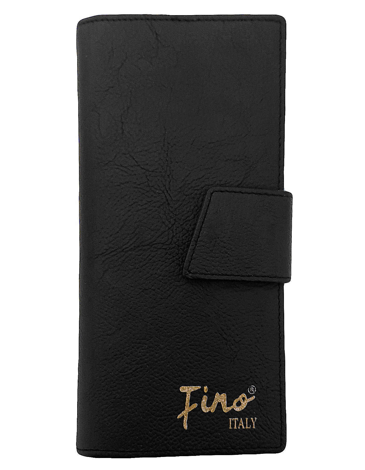 Fino HL-1407 Unisex Genuine Leather Bifold Wallet with SD Card Holder & Box