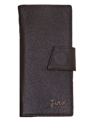 Fino HL-1407 Unisex Genuine Leather Bifold Wallet with SD Card Holder & Box