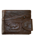 Fino Hl-507 Genuine Leather Bifold Cowskin Wallet with SD Card Holder & Box