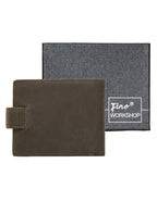 Fino HL-518/RYO Genuine Leather Rhino Wallet with SD Card Holder & Box