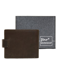 Fino HL-518/WOLF Genuine Leather Wolf Wallet with SD Card Holder & Box