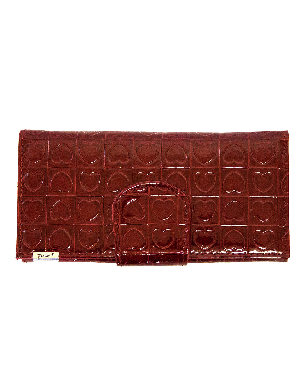 Fino HT-310 Heart Printed Purse - Red