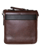 Fino HX-622 Unisex Luxurious Classic Faux Leather Sling Bag - Brown