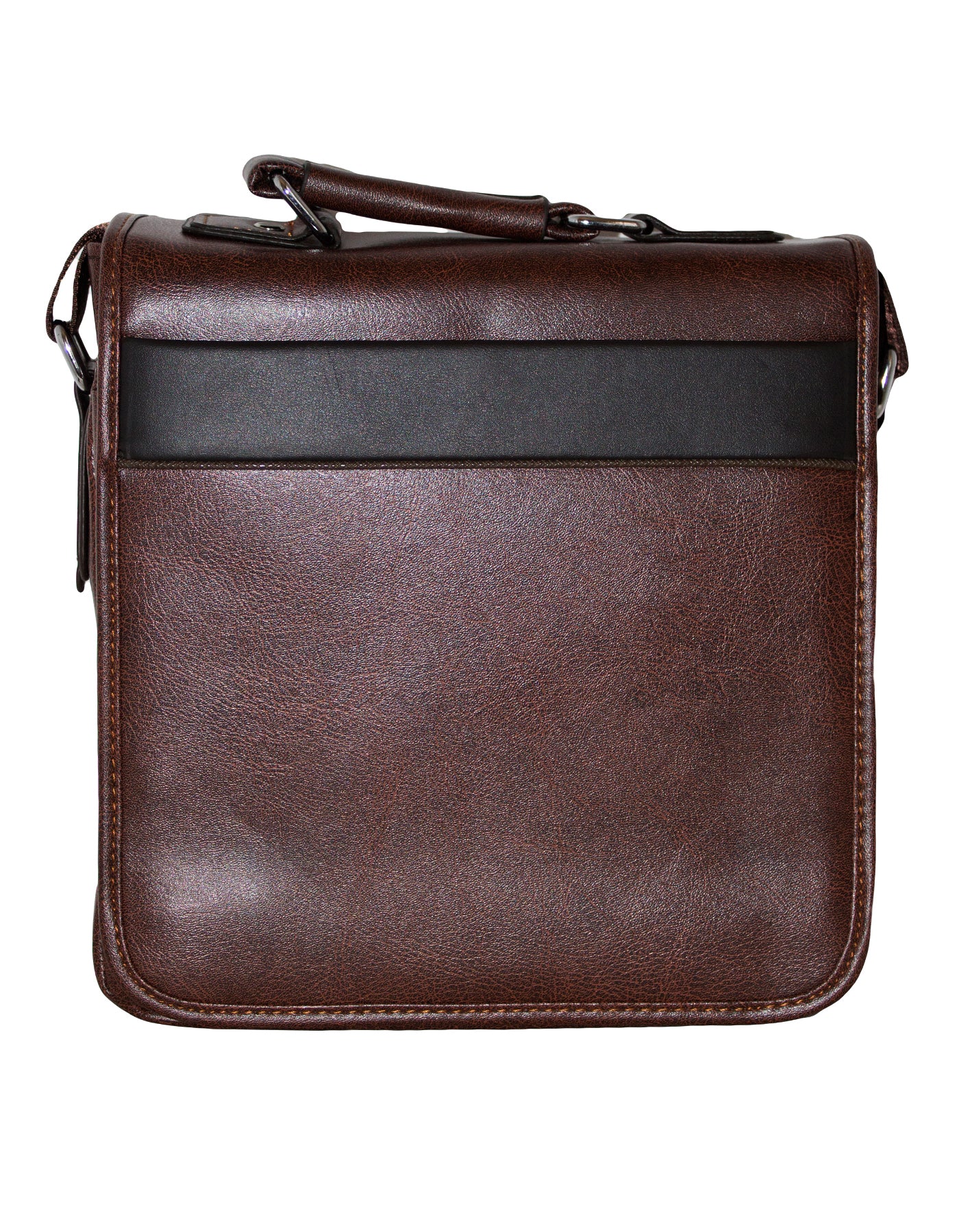 Fino HX-622 Unisex Luxurious Classic Faux Leather Sling Bag - Brown