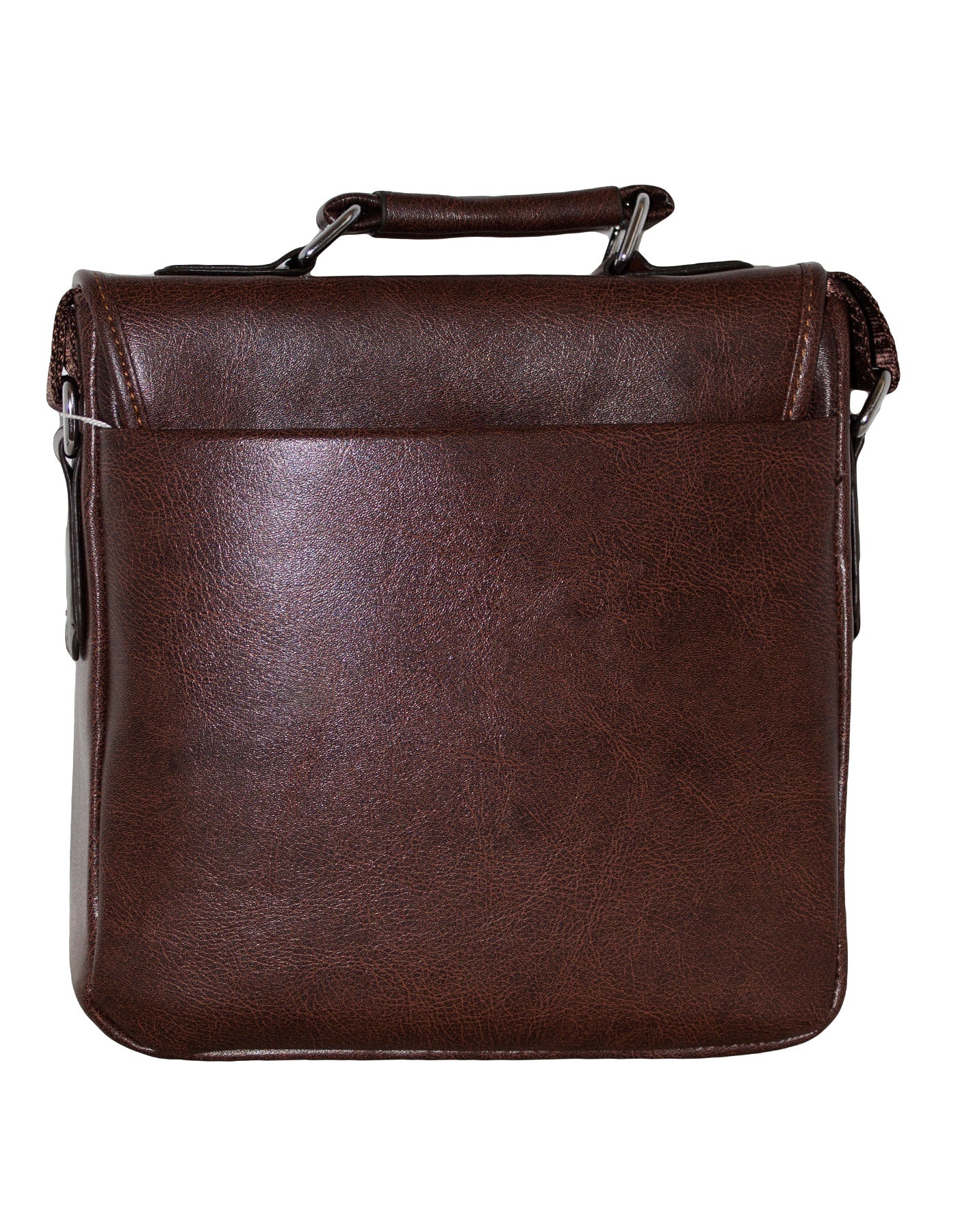 Fino HX-622 Unisex Luxurious Classic Faux Leather Sling Bag - Brown