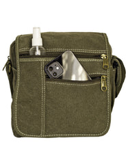Fino HY-3348 Unisex Canvas Compact Travel Sling Bag