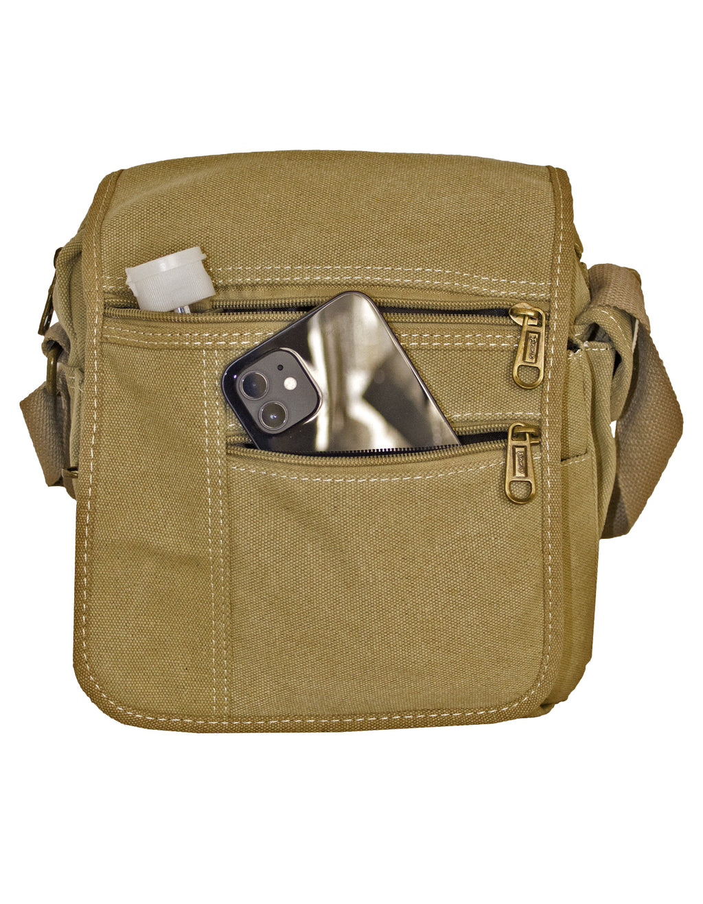 Fino HY-3348 Unisex Canvas Compact Travel Sling Bag
