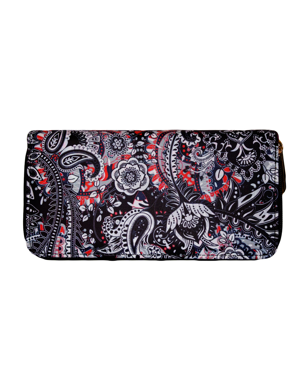 Fino JH-798E Faux Leather Grab & Go All in 1 Purse with Cellphone Pouch