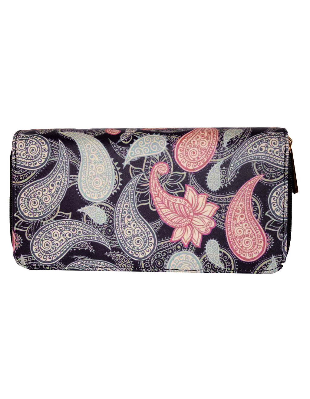 Fino JH-798G Faux Leather Grab & Go All in 1 Purse with Cellphone Pouch