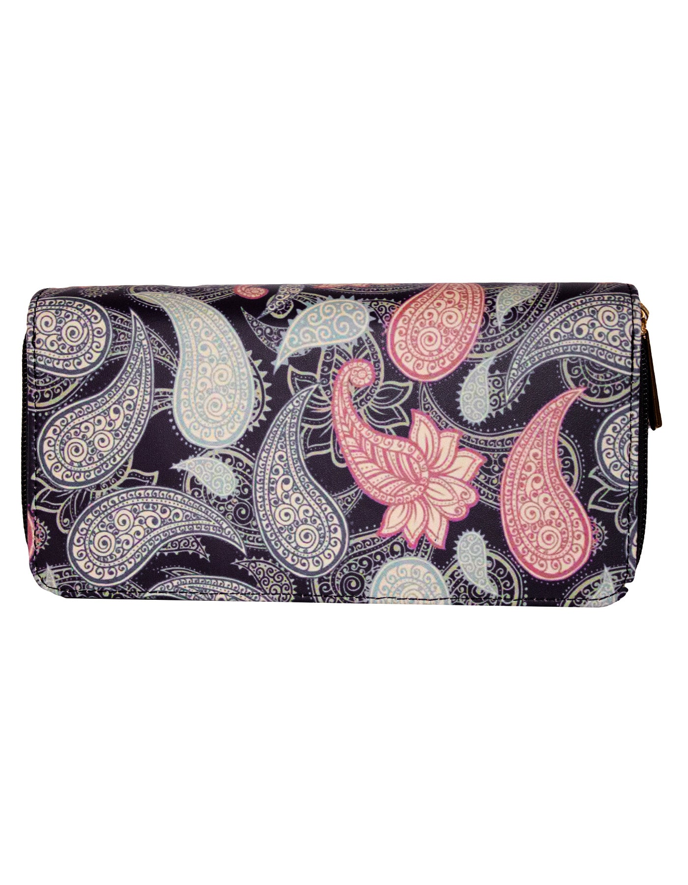 Fino JH-798G Faux Leather Grab & Go All in 1 Purse with Cellphone Pouch