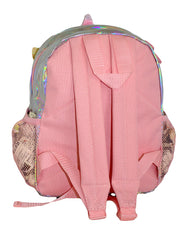 Fino JS-190503 Unicorn Holographic Backpack - Pink & Silver
