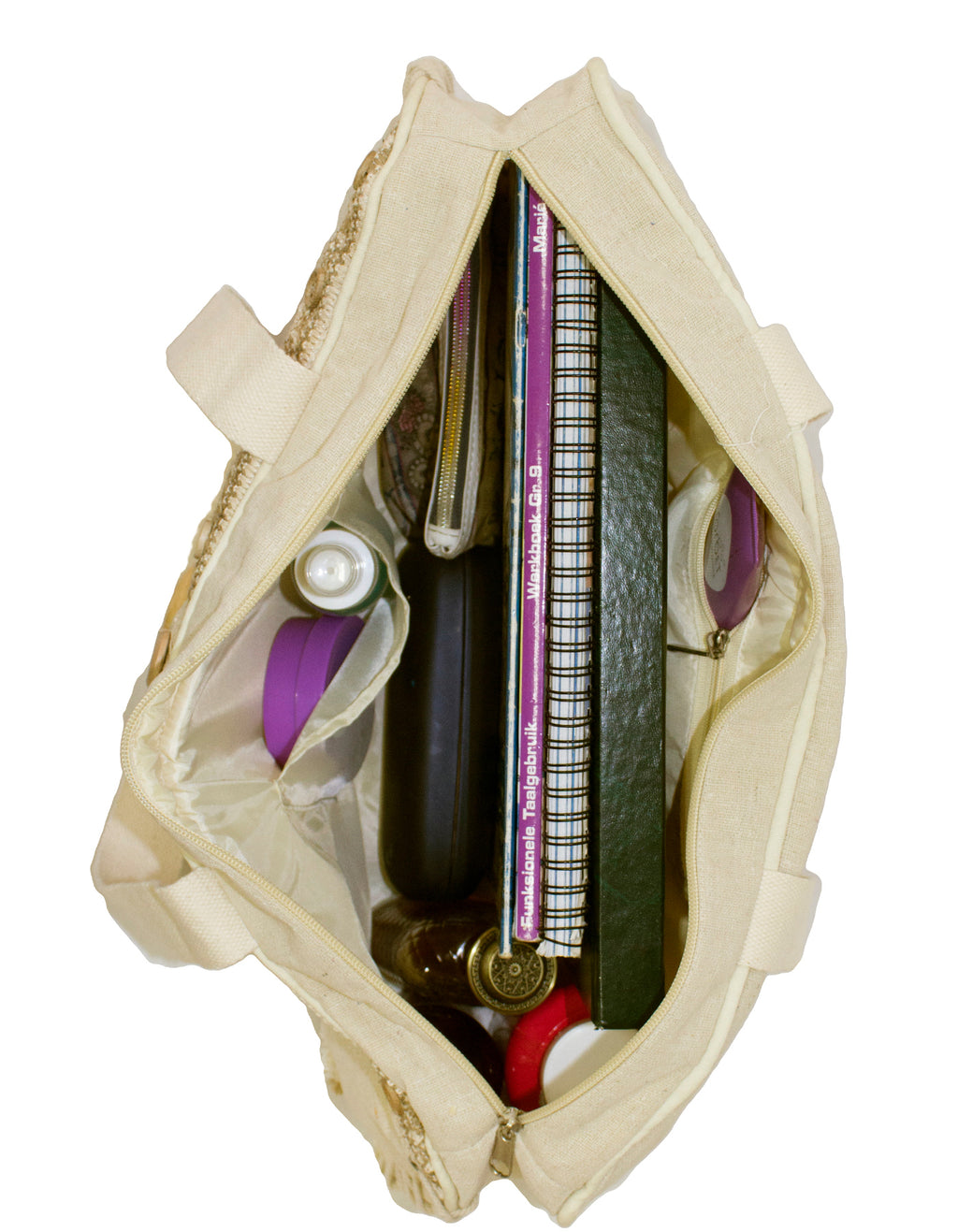 Fino LB-0008 Seashore Design Beach Shoulder Hessian Bag